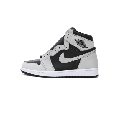 Y Air Jordan 1 Shadow 2.0 Black Light Smoke Grey 01