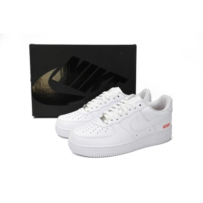 G Supreme x Nike Air Force 1 Low White For Sale 02