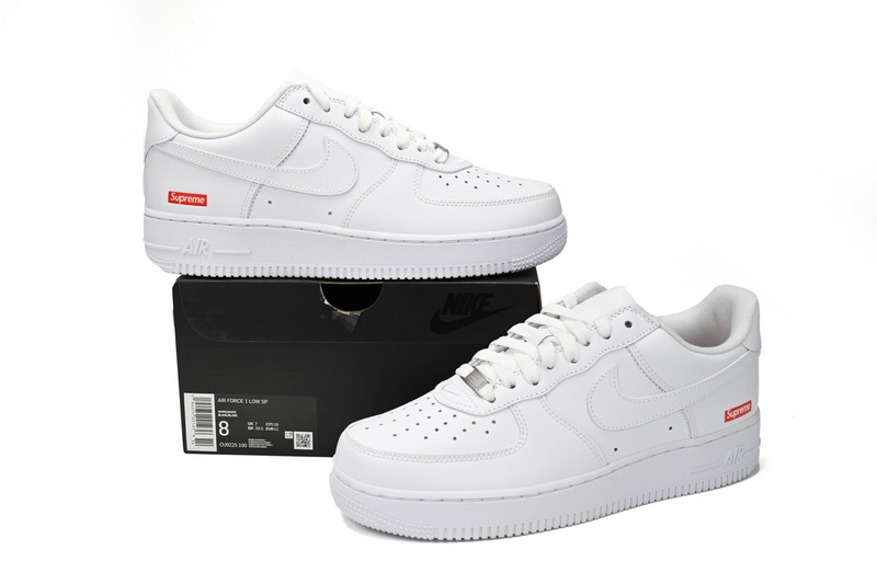 G Supreme x Nike Air Force 1 Low White For Sale