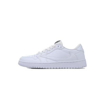 XH Travis Scott x Air Jordan 1 Low White 01