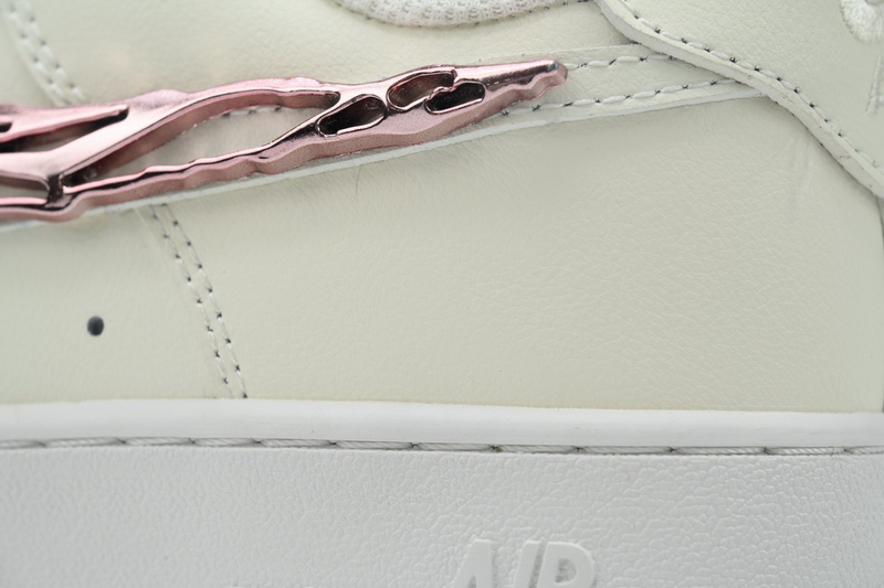 KJ Nike Air Force 1 '07 LX 'Molten Metal Swoosh Pack - Pink'