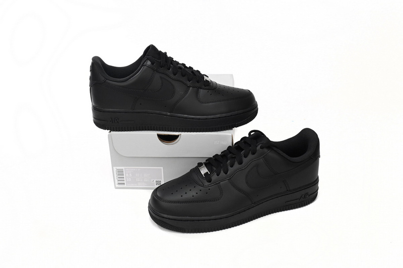 KJ Nike Air Force 1 Low Black