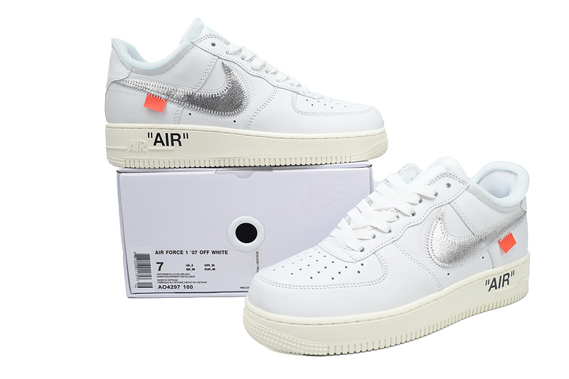 KJ OFF White X Air Force 1 ’07 Low Conplex Con