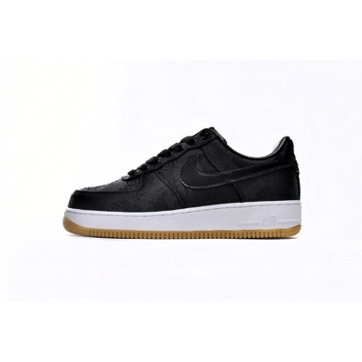 S2 Fragment Design x CLOT x Nike Air Force 1 Low Black Silk 01