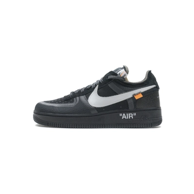 S2 OFF White X Air Force 1 Low Black 01