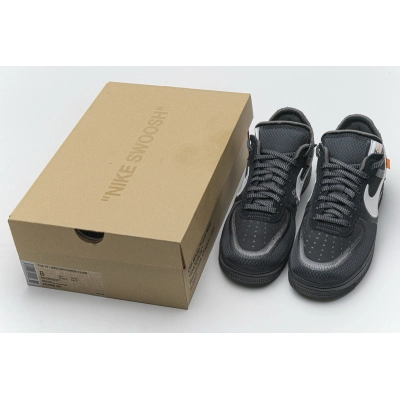 S2 OFF White X Air Force 1 Low Black 02