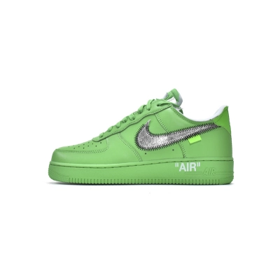 S2 OFF White X Air Force 1 Low Green 01