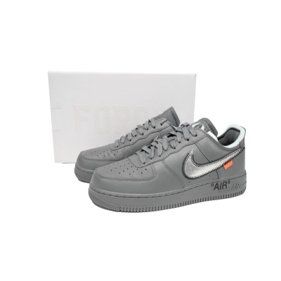 S2 OFF-White x Nike Air Force 1 Low 'Ghost Grey Silver' 02