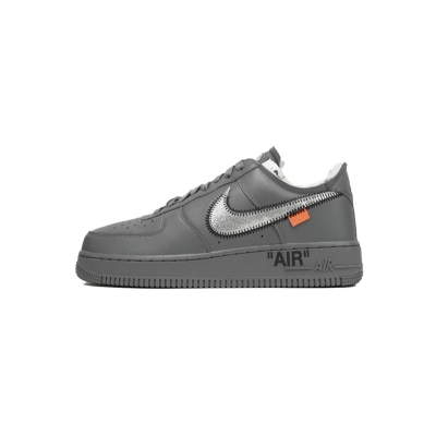 S2 OFF-White x Nike Air Force 1 Low 'Ghost Grey Silver' 01