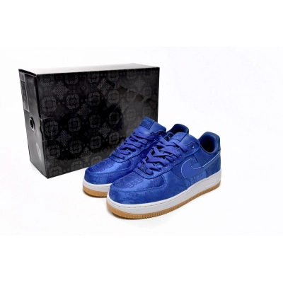 KJ CLOT x Nike Air Force 1 Low Premium Blue Silk 02