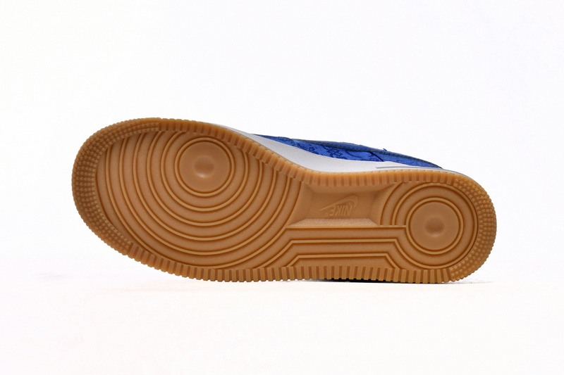 KJ CLOT x Nike Air Force 1 Low Premium Blue Silk