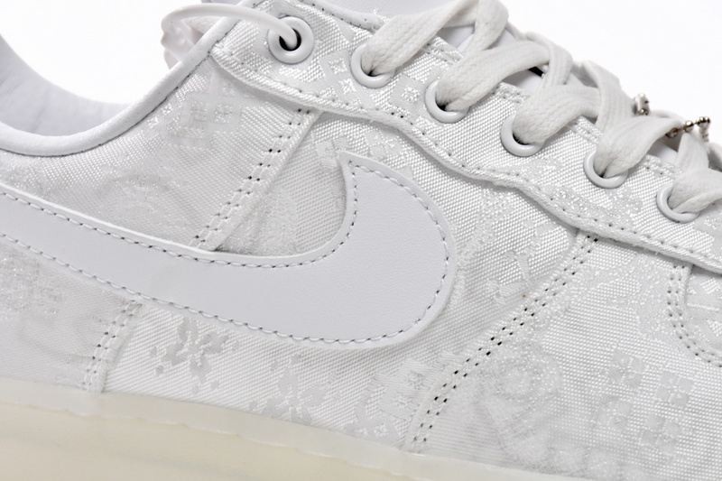 KJ CLOT x Nike Air Force 1 Low Premium White Silk