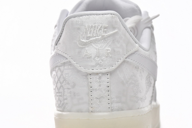 KJ CLOT x Nike Air Force 1 Low Premium White Silk