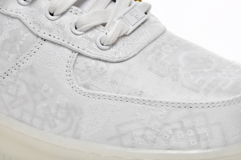 KJ CLOT x Nike Air Force 1 Low Premium White Silk