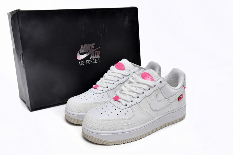 KJ Nike Air Force 1 Low Pink Bling