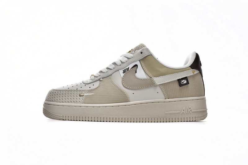 KJ Nike Air Force 1 Low Tan Bling