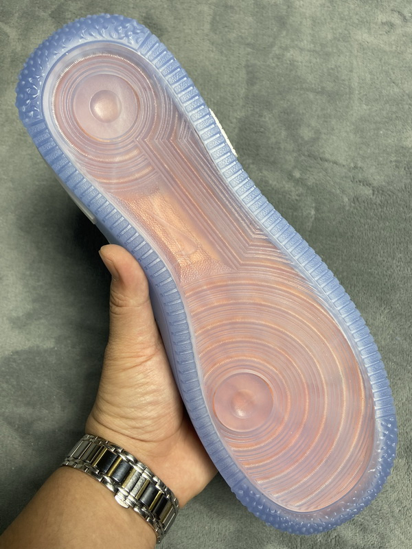 KJ Nike Air Force 1 React QS White Ice