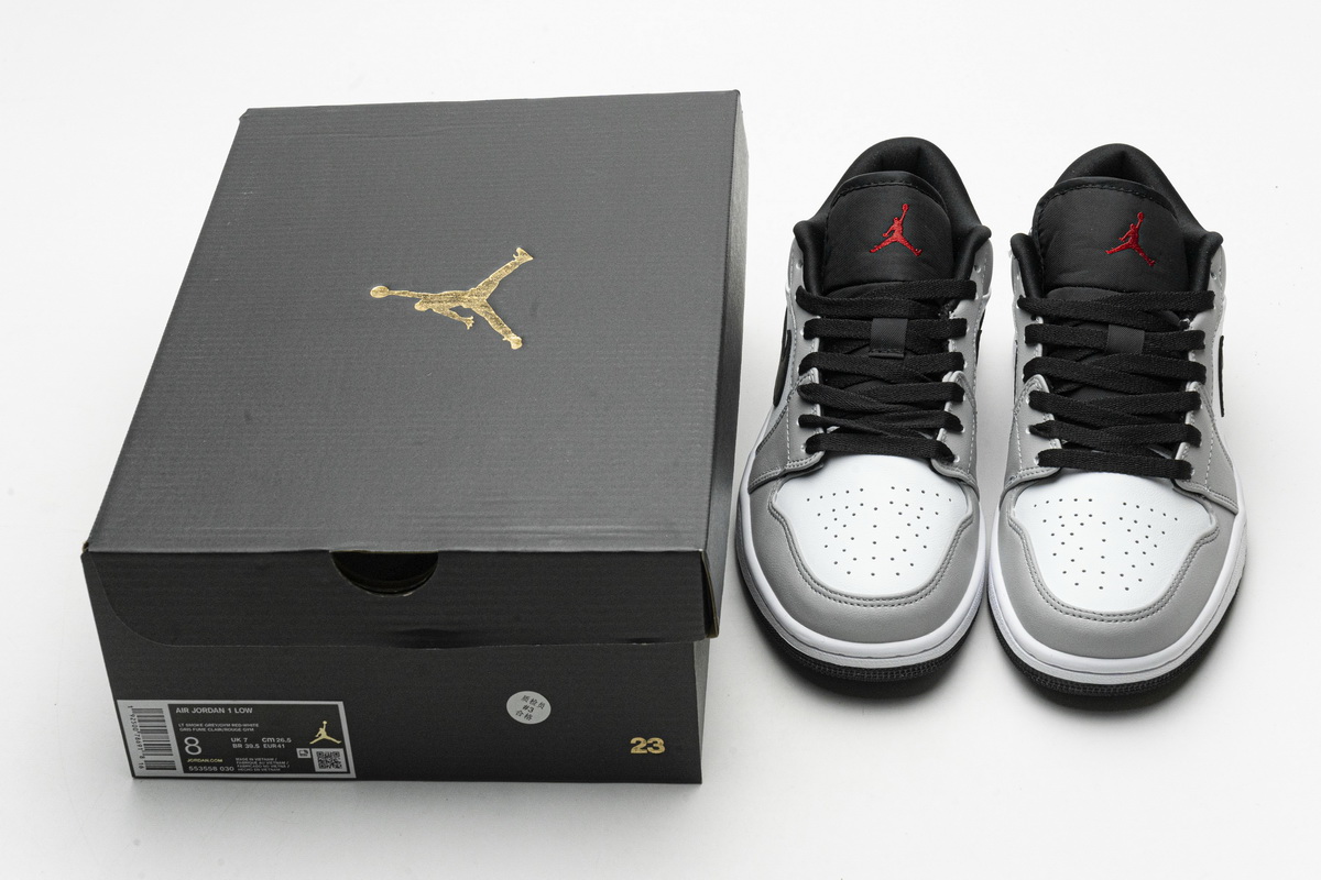 XH Air Jordan 1 Low Light Smoke Grey