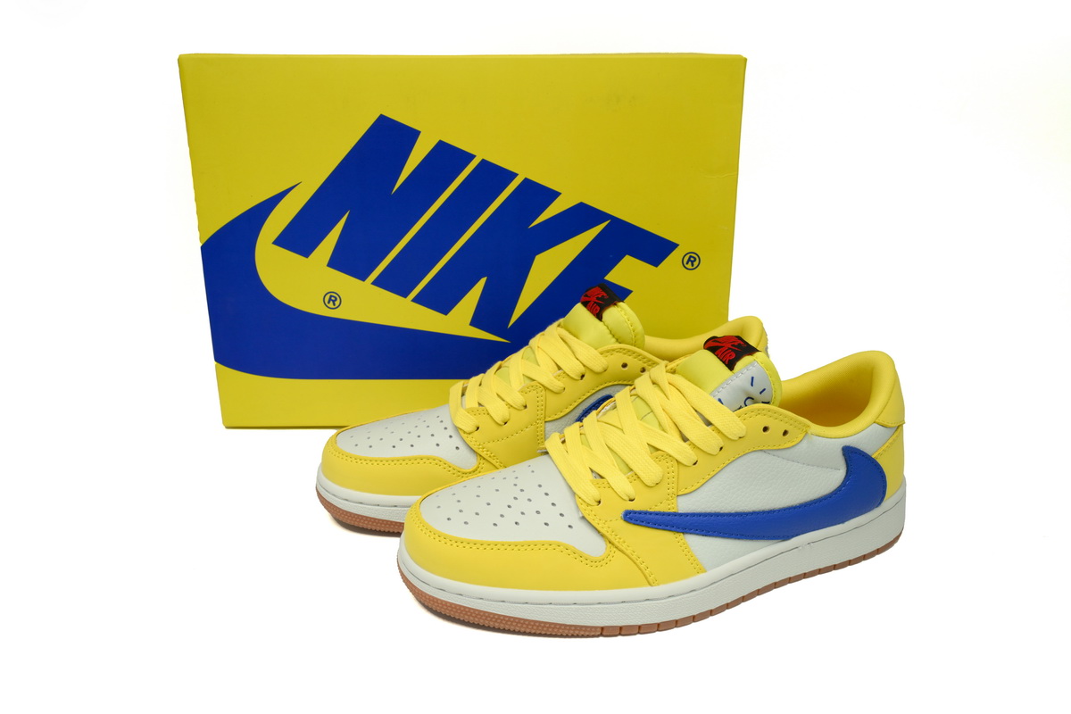 XH Travis Scott x Air Jordan 1 Low OG 'Canary'
