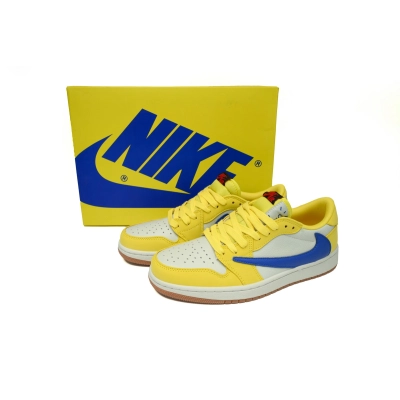 XH Travis Scott x Air Jordan 1 Low OG 'Canary' 02