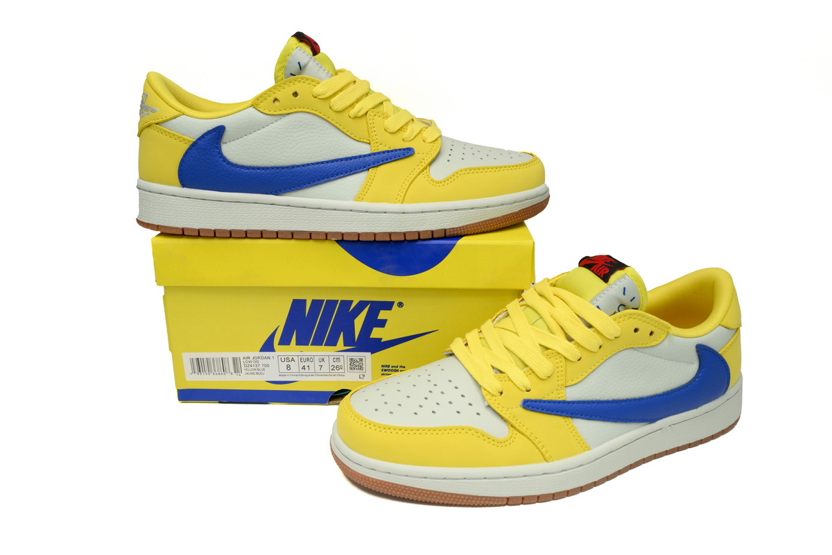 XH Travis Scott x Air Jordan 1 Low OG 'Canary'