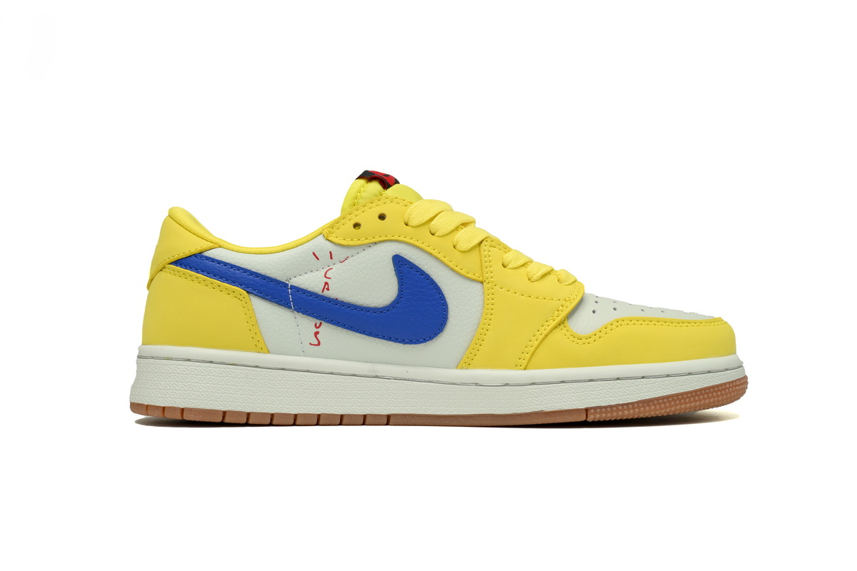 XH Travis Scott x Air Jordan 1 Low OG 'Canary'