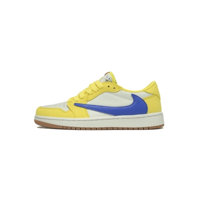 XH Travis Scott x Air Jordan 1 Low OG 'Canary' 01