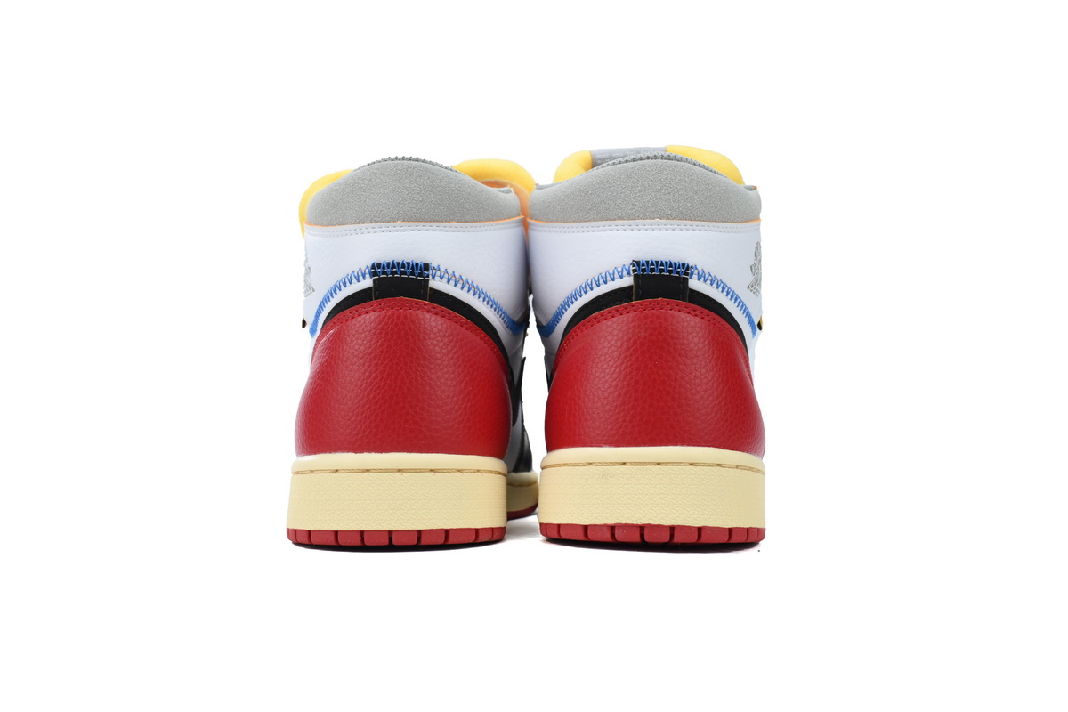 XH Union X Air Jordan 1 OG Hi Retro“Black Toe”