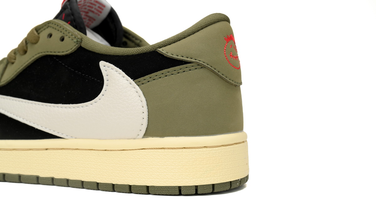 XH Travis Scott x Air Jordan 1 Low OG "Black Olive"