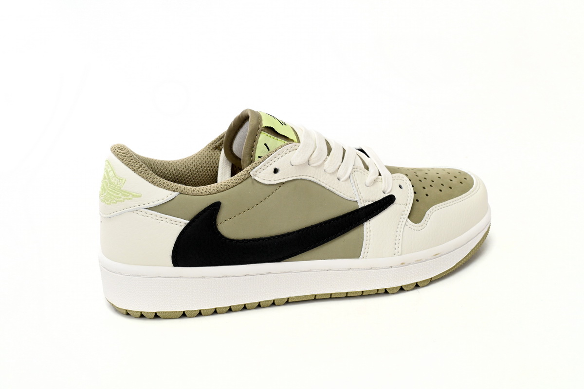 XH Travis Scott x Air Jordan 1 Low Golf “Olive”