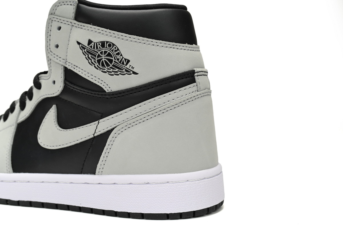 XH Air Jordan 1 Shadow 2.0 Black Light Smoke Grey
