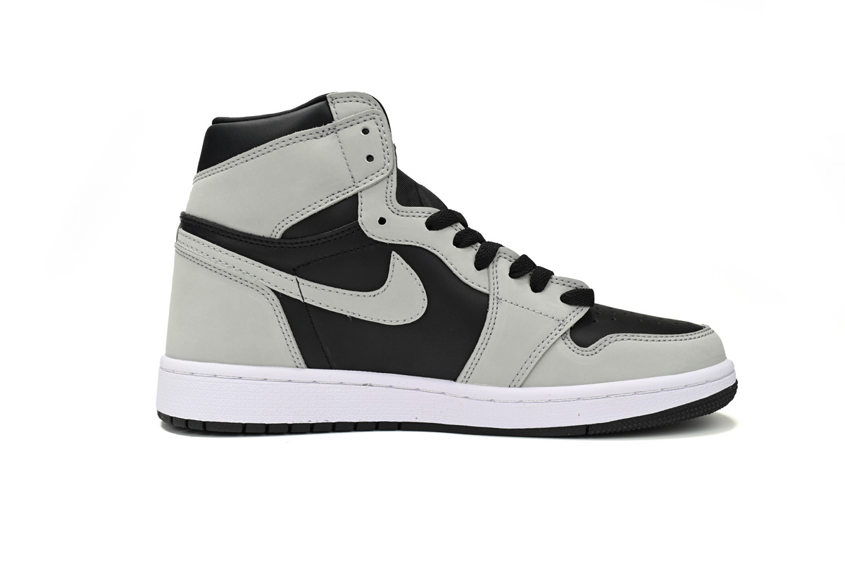 XH Air Jordan 1 Shadow 2.0 Black Light Smoke Grey