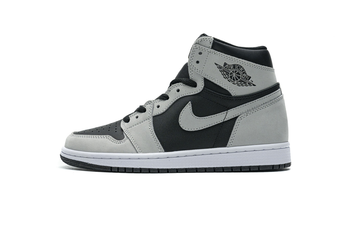 XH Air Jordan 1 Shadow 2.0 Black Light Smoke Grey