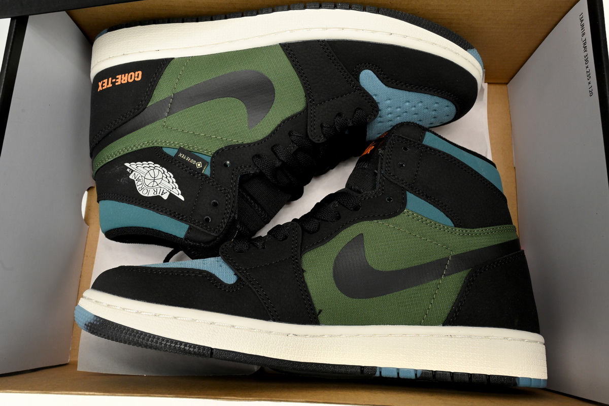 XH Air Jordan 1 High Element GORE-TEX "Black/Olive"