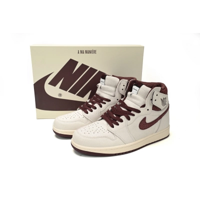 XH Air Jordan 1 High OG SailBurgundy Crush5 02