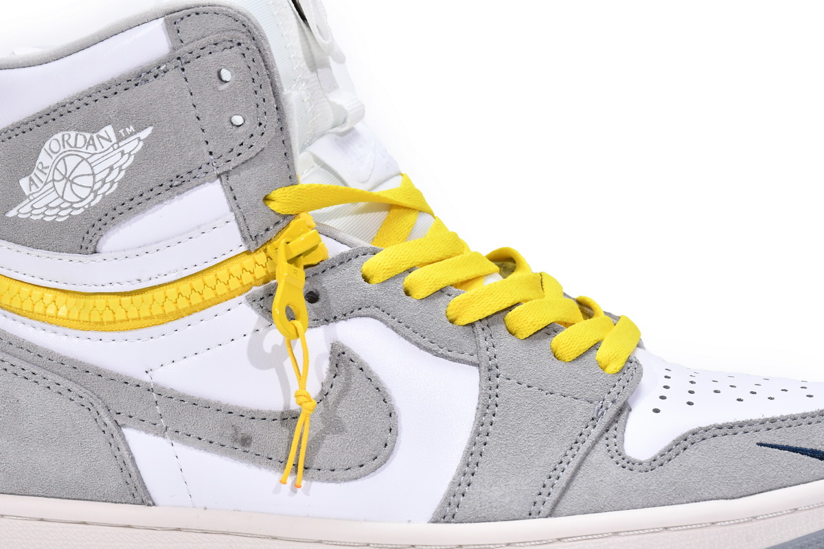 XH Air Jordan 1 High Switch Light Smoke Grey