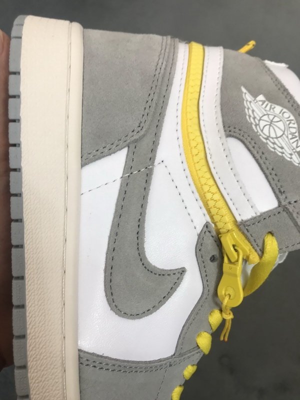 XH Air Jordan 1 High Switch Light Smoke Grey