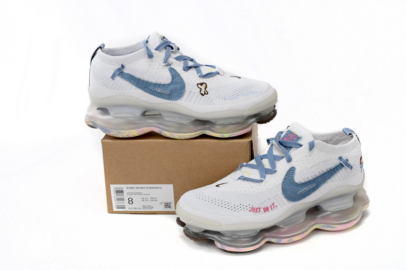 Nike Air Max Scorpion FK Denim White