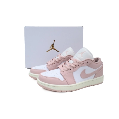 AQ Air Jordan 1 Low 'Pink Oxford' 02