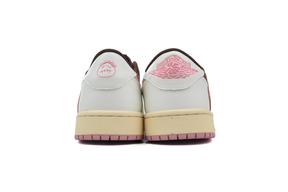 AQ Travis Scott x Air Jordan 1 Low OG SP Dark Pony Pink