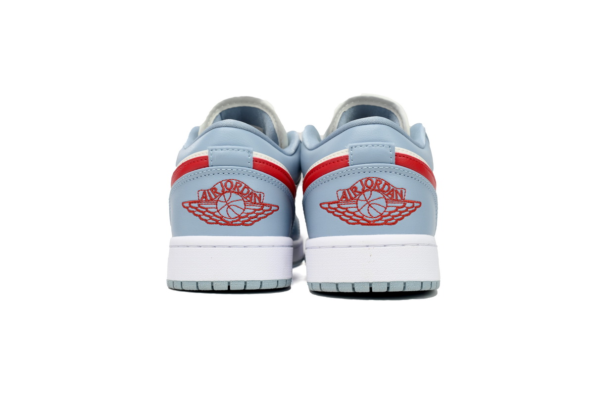 AQ Air Jordan 1 Low "Bleu/Rouge Dune"