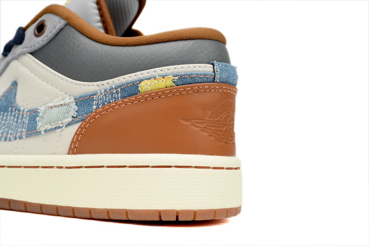 AQ Jordan 1 Low SE GS 'Sashiko'