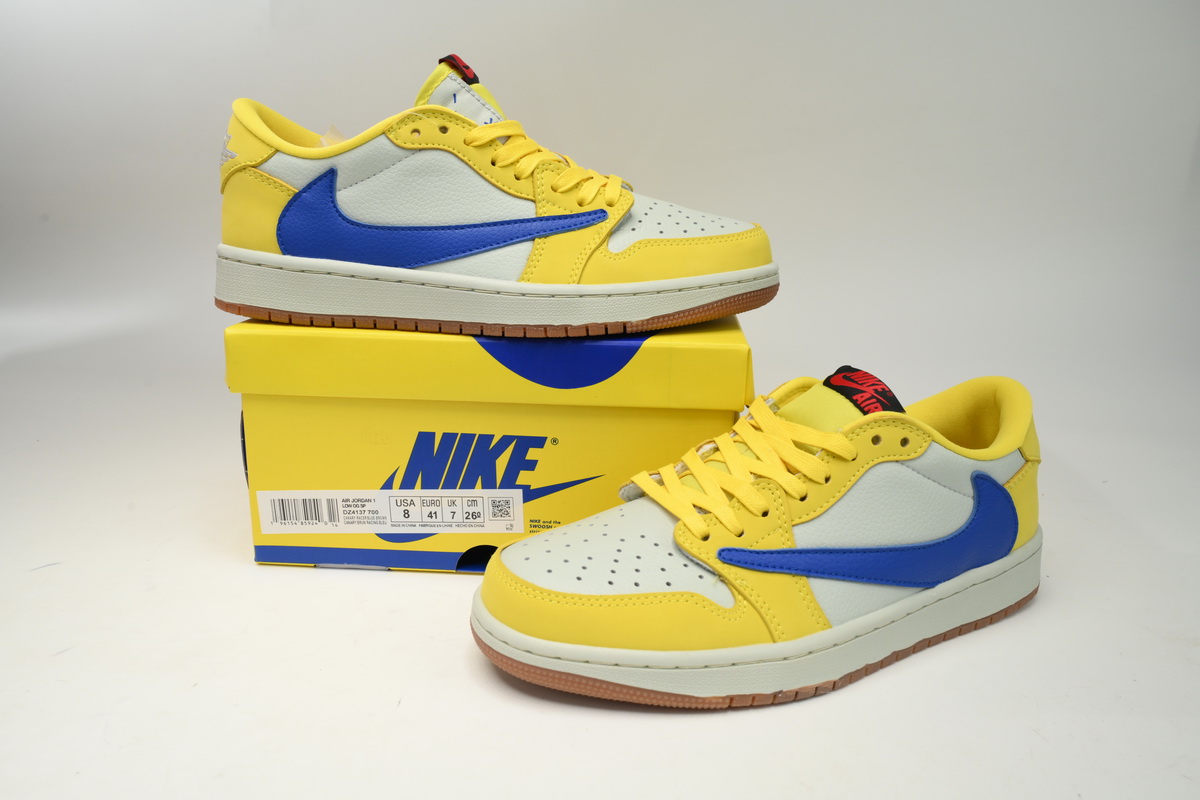 AQ Travis Scott x Air Jordan 1 Low OG 'Canary'