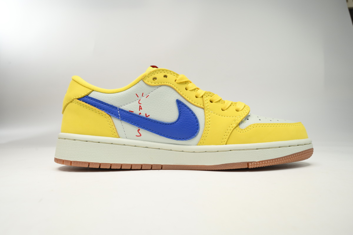 AQ Travis Scott x Air Jordan 1 Low OG 'Canary'
