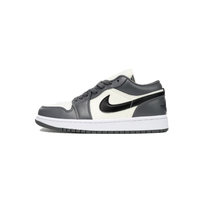 AQ Air Jordan 1 Low “Dark Grey” 01