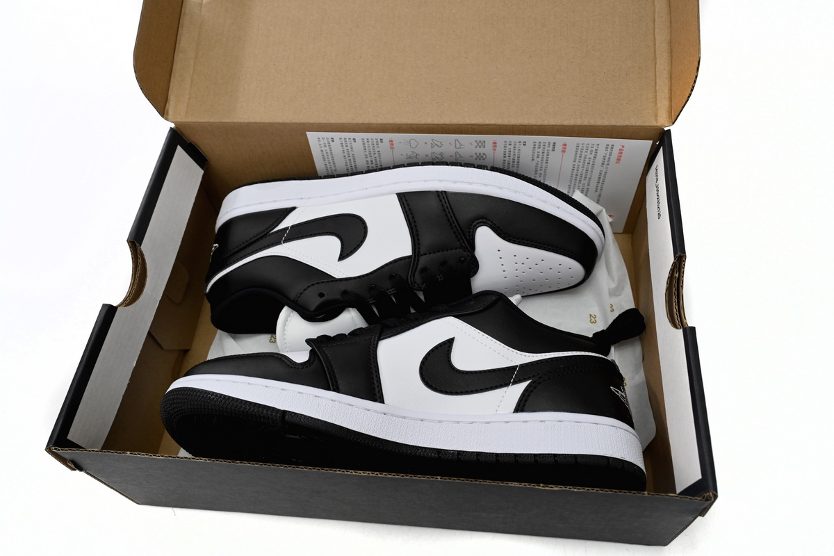 AQ Air Jordan 1 Low Black And White