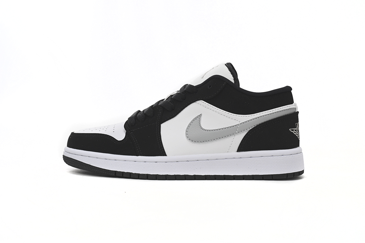 AQ Air Jordan 1 Low Black and White Gray