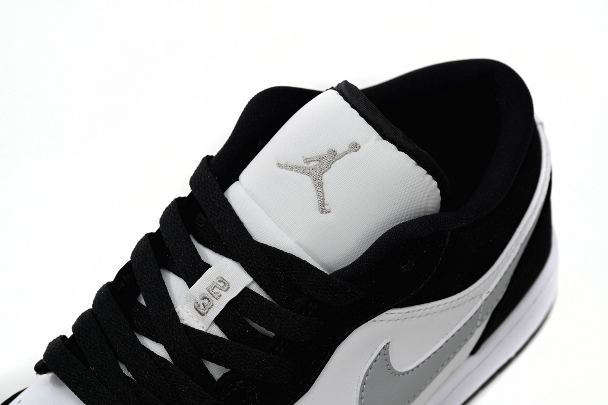 AQ Air Jordan 1 Low Black and White Gray
