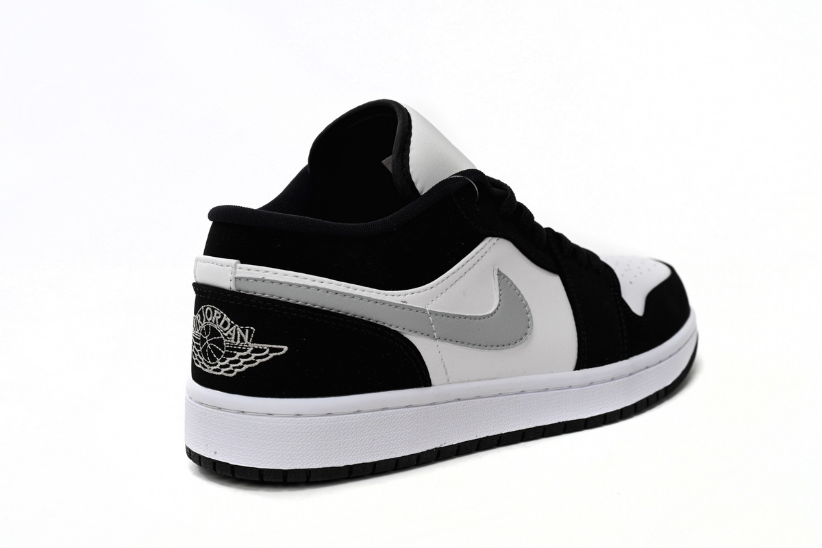 AQ Air Jordan 1 Low Black and White Gray
