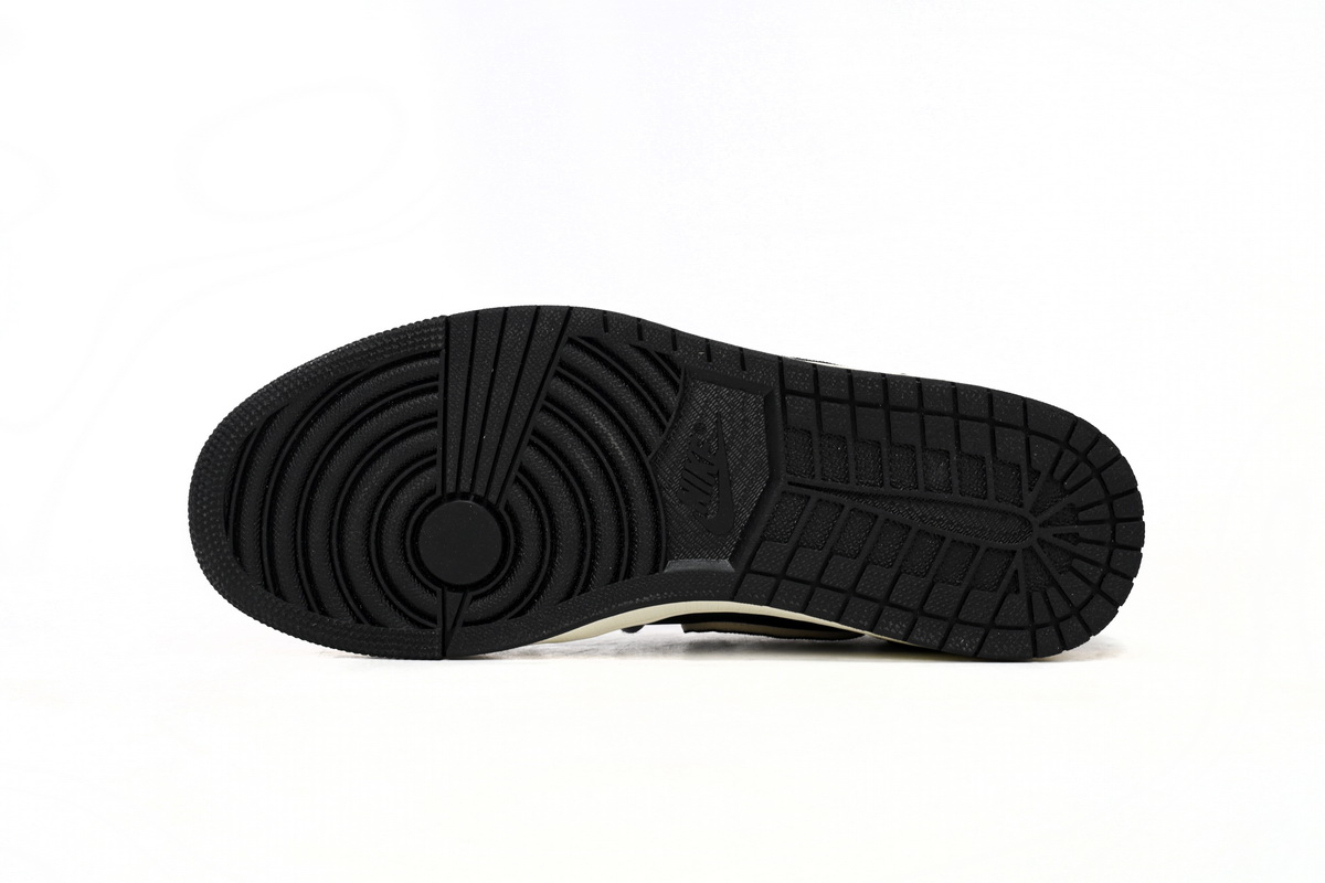 AQ Air Jordan 1 Low Black Grey